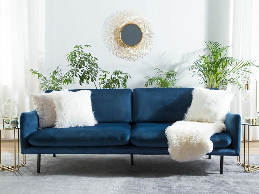 Háromszemélyes kanapé Virrat (kék)