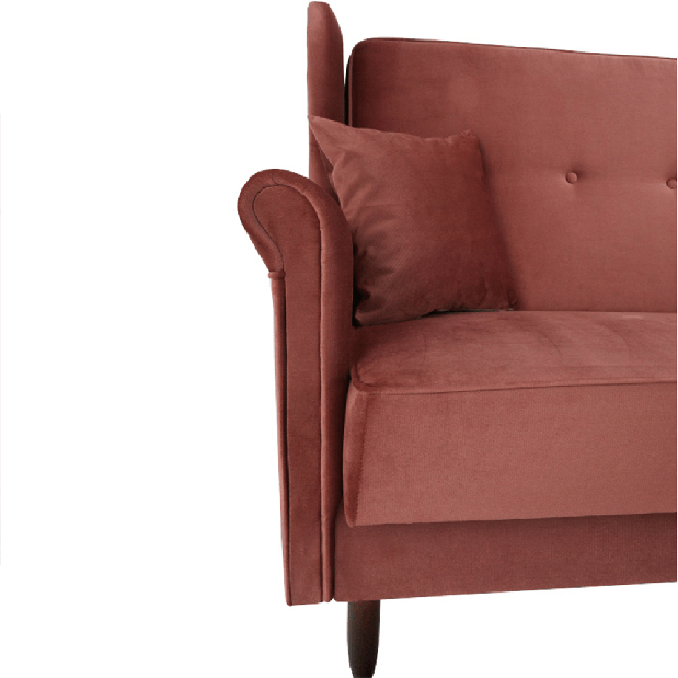 Háromszemélyes kanapé Columbus (rózsaszín) *bazár
