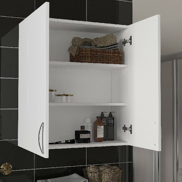 Fürdőszoba szekrény Benita (fehér)
