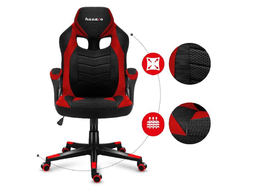 Játék szék Fusion 2.5 (fekete + piros)