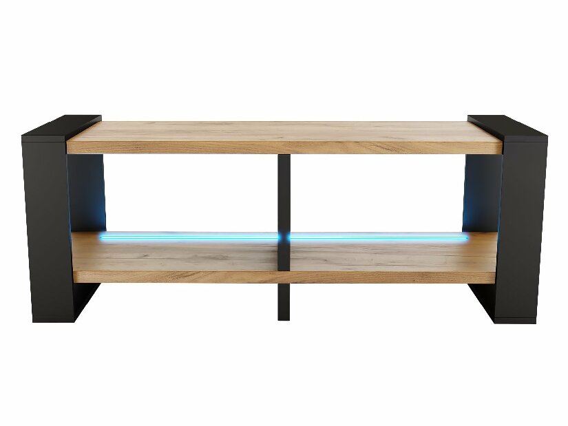 TV asztal Nicolas (craft tölgy) (RGB LED világítással)