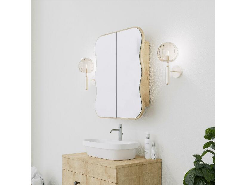 Fürdőszoba szekrény tükörrel Dion (tölgy)