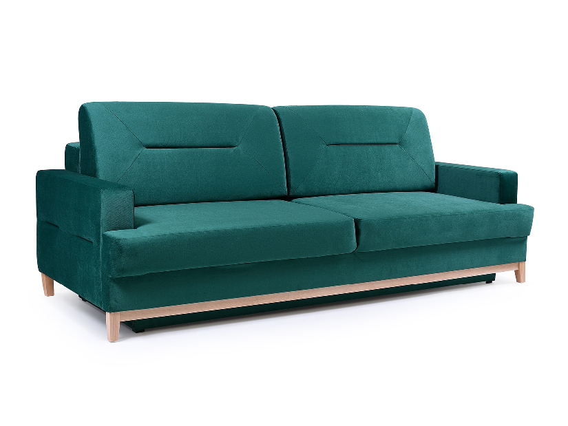 Háromszemélyes kanapé Lumby (sötétzöld)