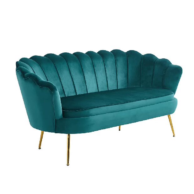 Kétszemélyes kanapé Noblie (smaragd)