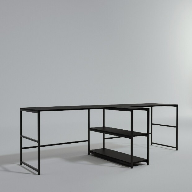 PC asztal Livia (fekete)