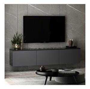 TV asztal/szekrény Naomy (antracit)