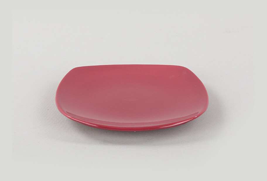 Desszertes tányér készlet (6 db.) Carrie (piros)