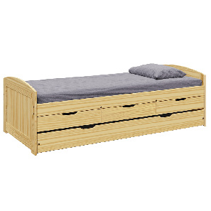 Egyszemélyes ágy 90x200 cm Marcy (barna)