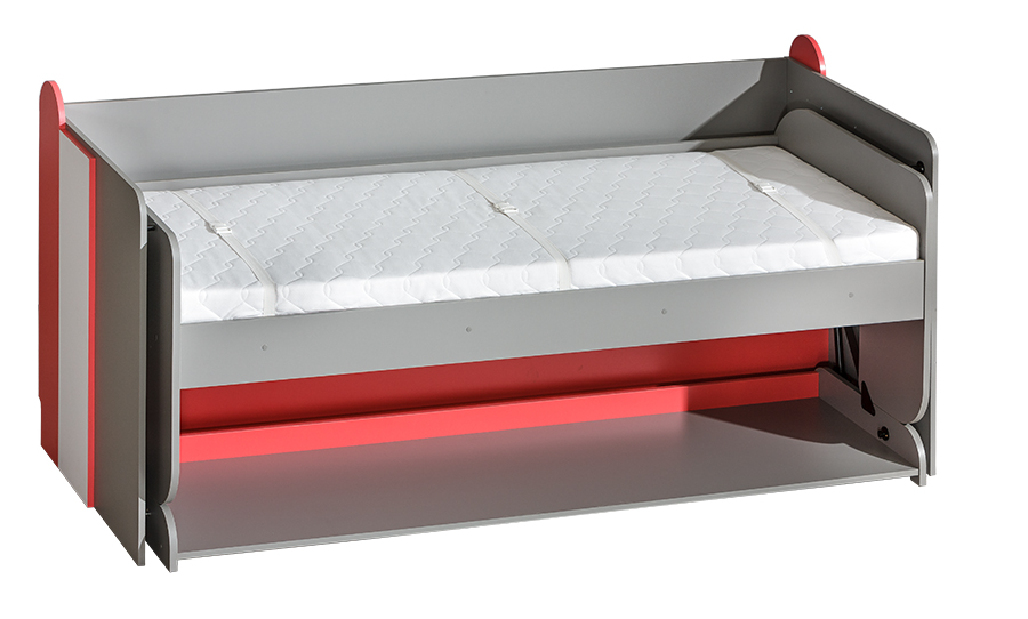 Egyszemélyes ágy 90 cm Flumo F14 (ágyrácsos lapokkal)