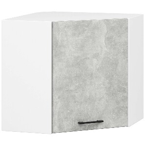 Felső konyhaszekrény Ozara W60 60N (fehér + beton)