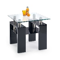 Dohányzóasztal Diamond H KWADRAT (fekete) (fekete)