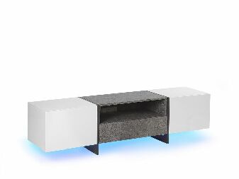 Tv Asztal/Szekrény RUSNE (MDF) (fehér)