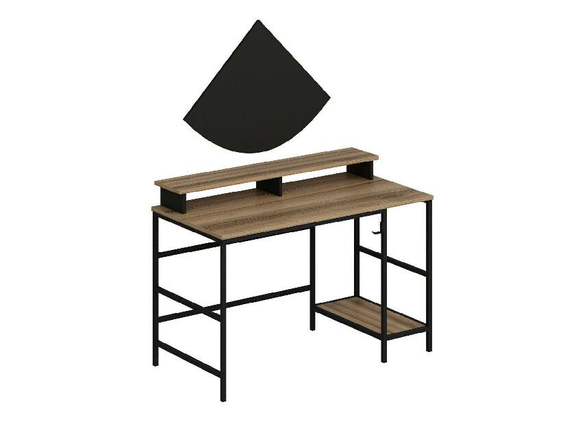 PC asztal Grana L (arany + fekete)