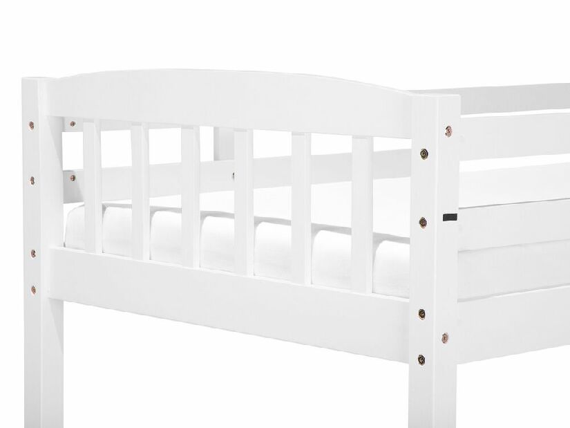 Emeletes ágy 90 cm REWIND (ágyráccsal) (fehér)