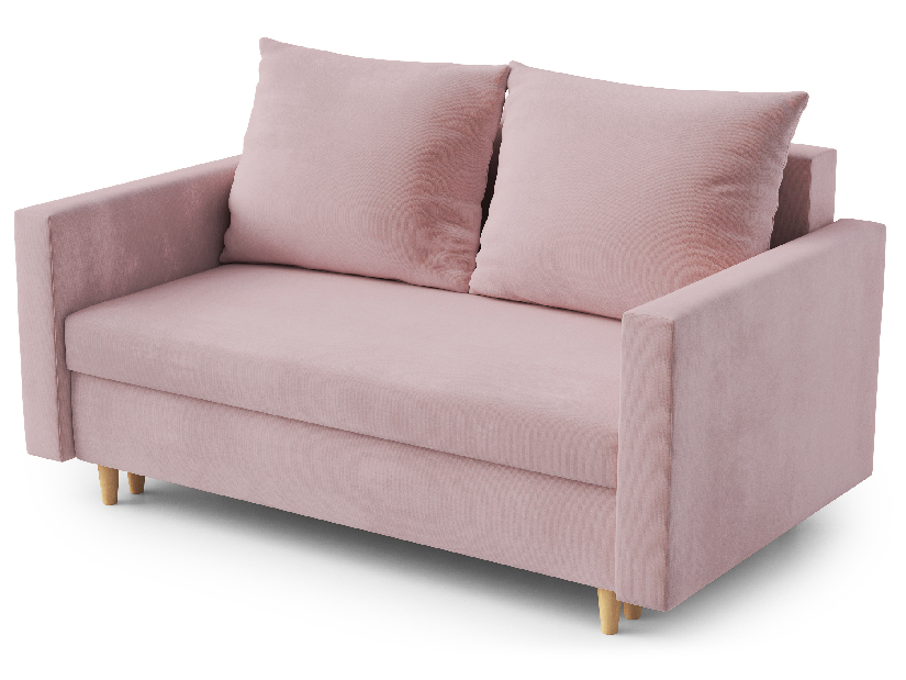 Kétszemélyes kanapé Louis (rózsaszín)