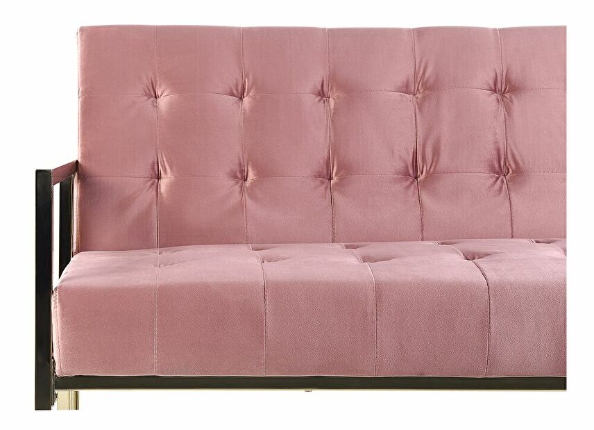 Háromszemélyes kanapé MARELAS (rózsaszín)