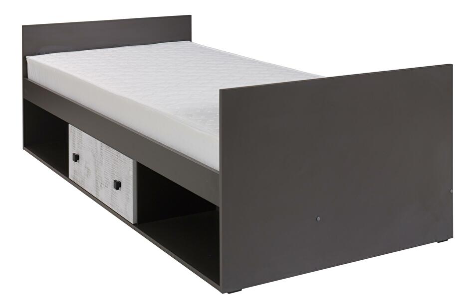 Egyszemélyes ágy 90 cm Torton T20 (ágyráccsal és tárhellyel)