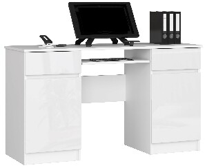PC asztal Bahadur (fényes fehér)