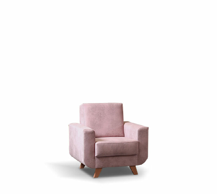 Fotel Albertine (rózsaszínes szürke)