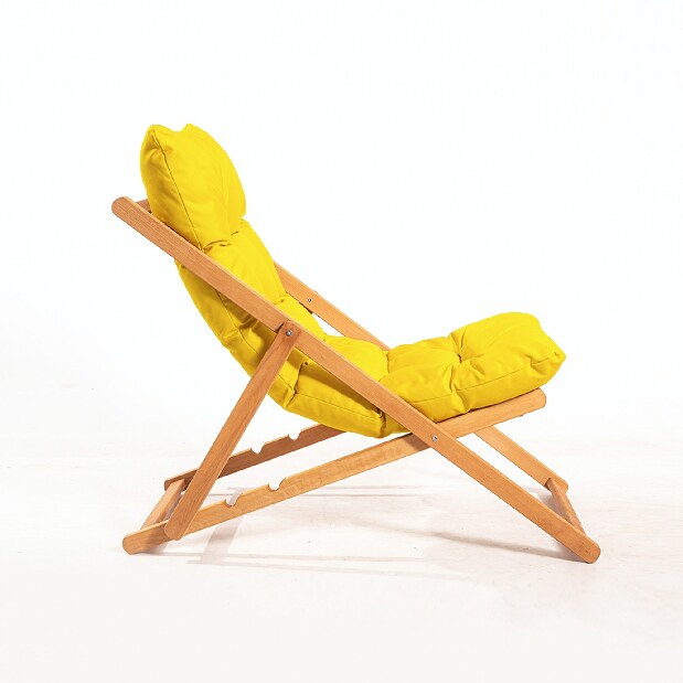 Kerti szék Myla (sárga + természetes)