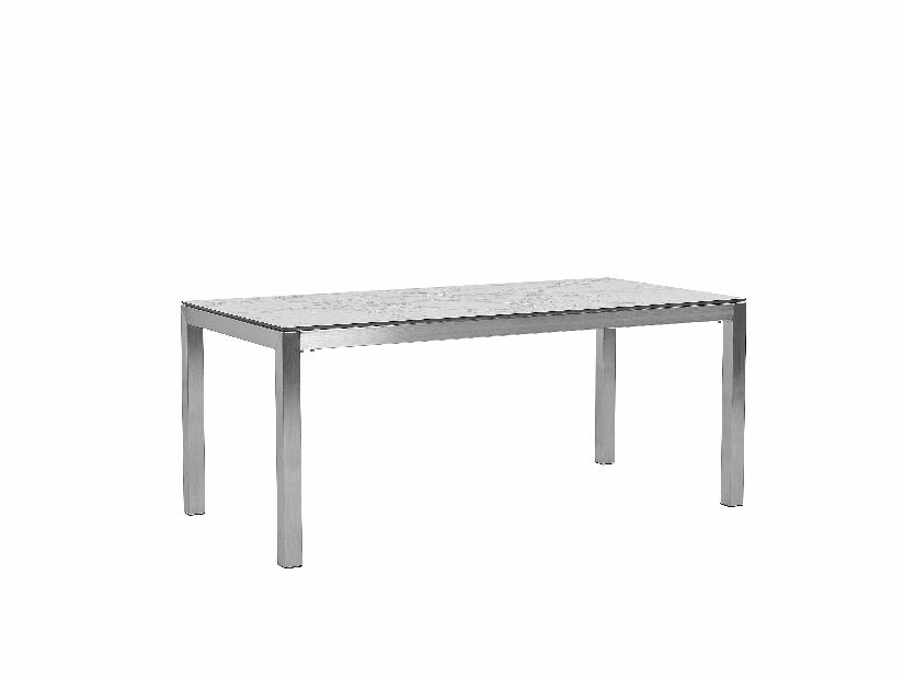 Kerti bútor szett GROSSO (mramor) (laminát HPL) (szürke székek) (6 fő részére)