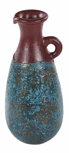 Váza 40 cm Veollia (kék + barna) 