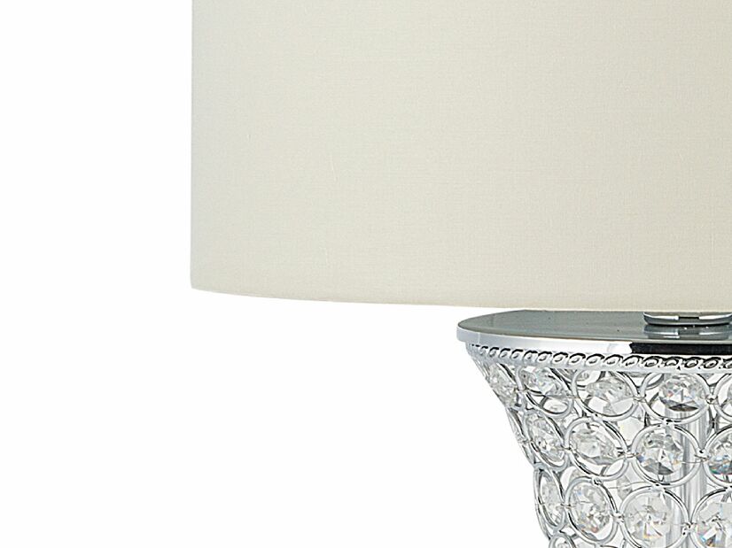 Asztali lámpa Laverton (krém és fehér)