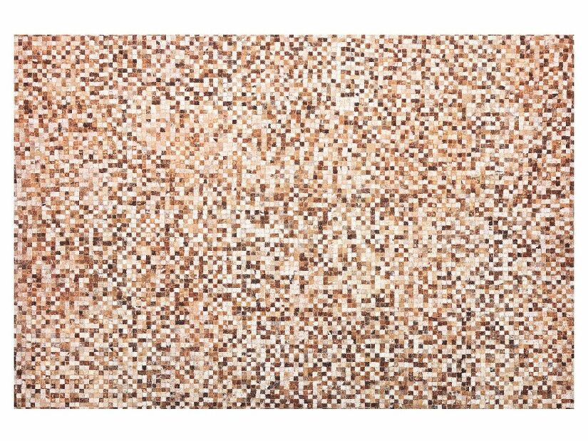 Szőnyeg 160x230 cm TULRO (bőr) (barna)
