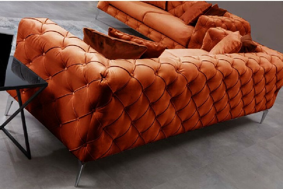 Háromszemélyes kanapé Collo (narancssárga)