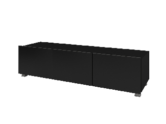 TV asztal  Calabria RTV 150 (matt fekete + fényes fekete)