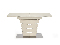 Széthúzható étkezőasztal  140-180 cm Suena (fehér + ezüst) (6 8 fő részére)