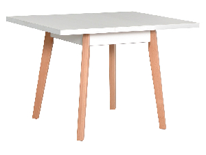 Széthúzható négyzet alakú asztal 80 x 80+110 I L (sonoma L) (fehér)