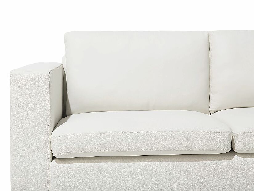 Kétszemélyes bőr kanapé Heinola (krém)