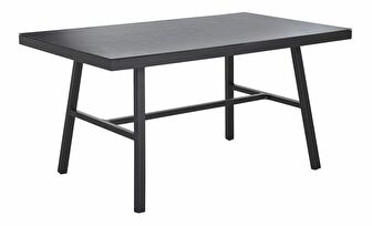 Kerti asztal Caman (fekete) (4 fő részére)