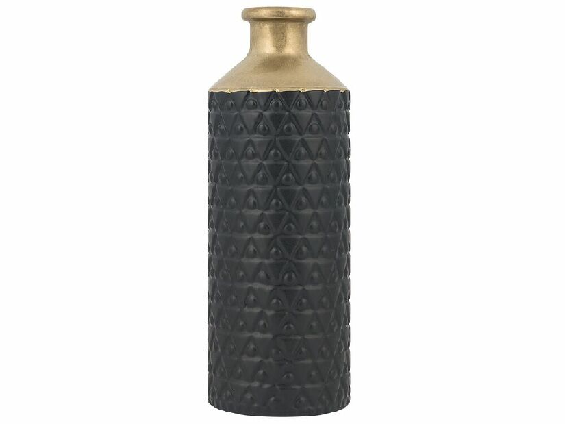 Váza AVONDALE 39 cm (üveglaminált) (fekete)