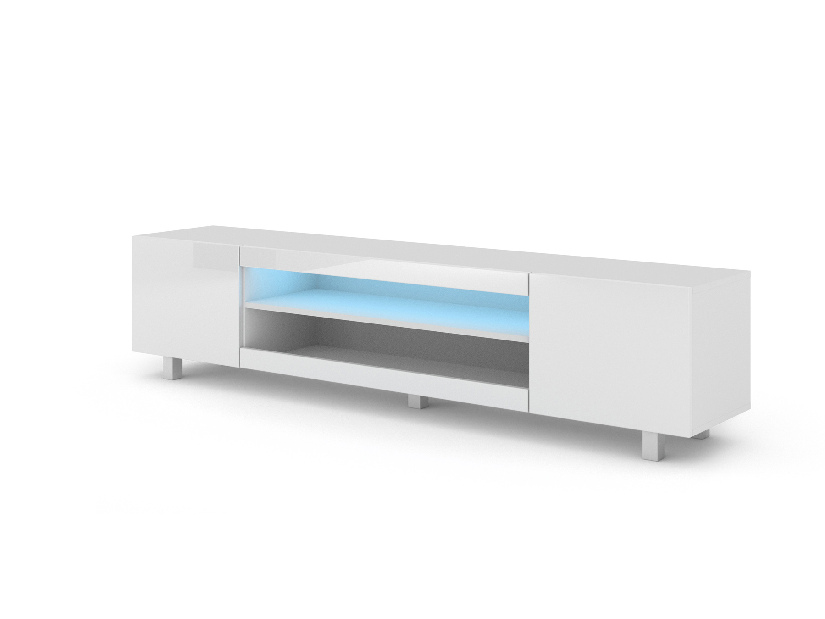 TV asztal/szekrény Katty (fehér) (LED)