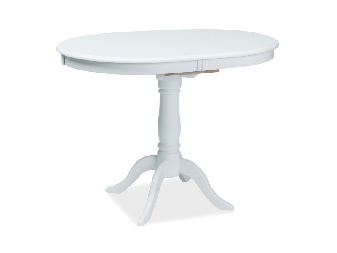 Széthúzható étkezőasztal  100-129 cm Dani (fehér + fehér) (4 6 fő részére)
