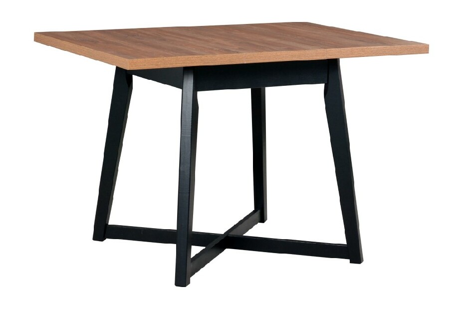 Étkezőasztal Ouida 1 L (Stirling tölgy + Fekete) (4 fő részére)