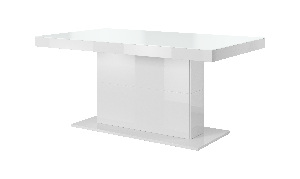 Étkezőasztal Tashia Typ 81 (6 és 8 fő részére) (fehér + magasfényű fehér)