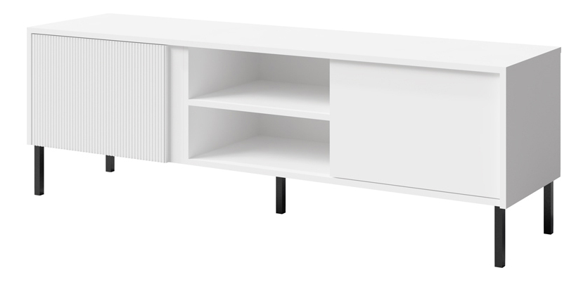 TV asztal/szekrény Munkki 6 (fehér + fekete)