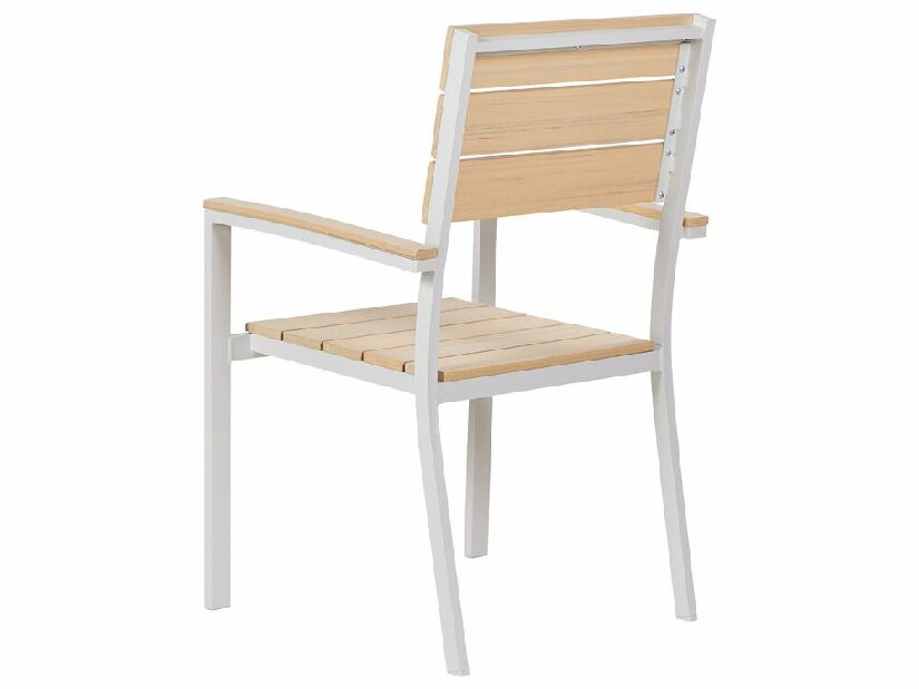 Kerti szék készlet (6 db.) Combo (világos fa)