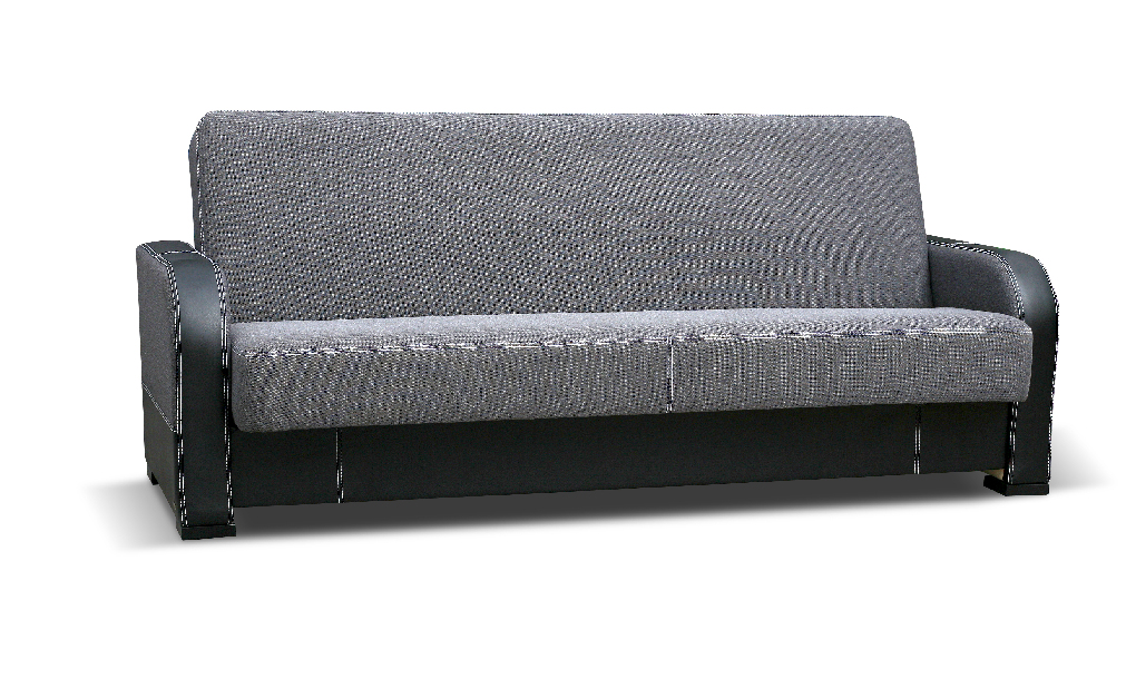 Háromszemélyes kanapé Forgo (szürke + fekete)