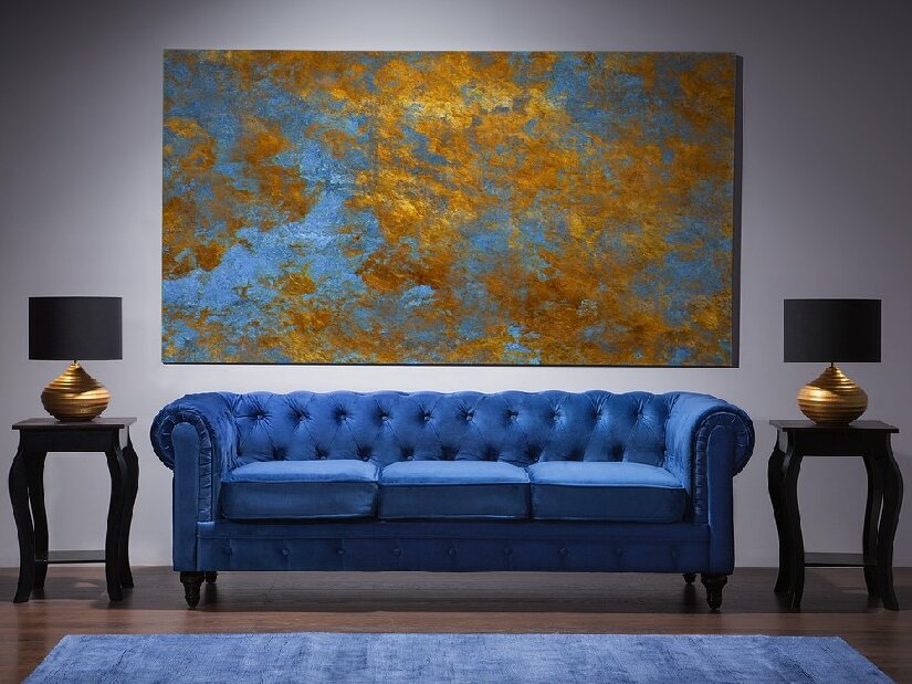 Háromszemélyes kanapé Chichester (kék)