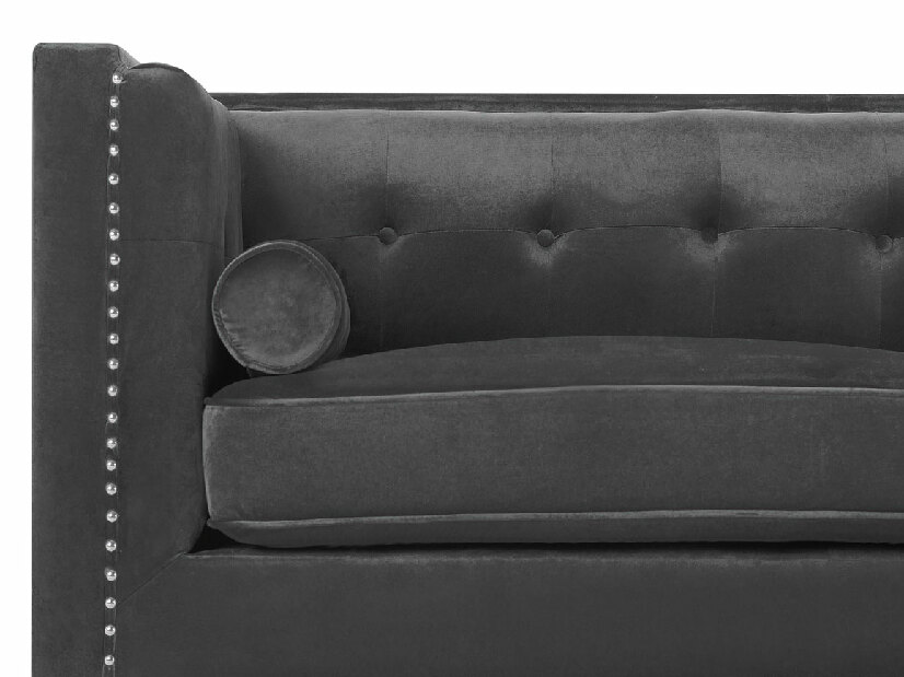 Háromszemélyes kanapé Avaldo (sötétszürke)