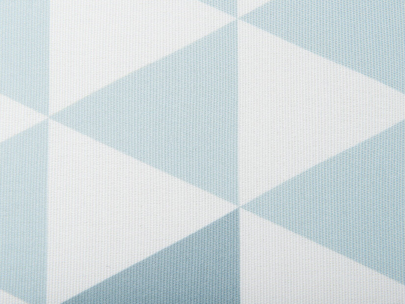Bistro szett FIJI (masszív) (fehér) (kék párnákkal)