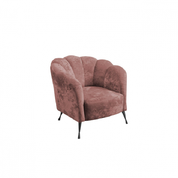 Fotel Terkaz (rózsaszín + fekete) *bazár