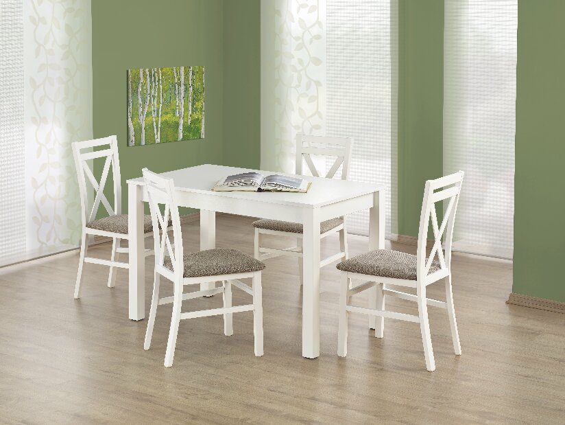 Étkezőasztal Kymberly székek nélkül (fehér) (4 fő részére)