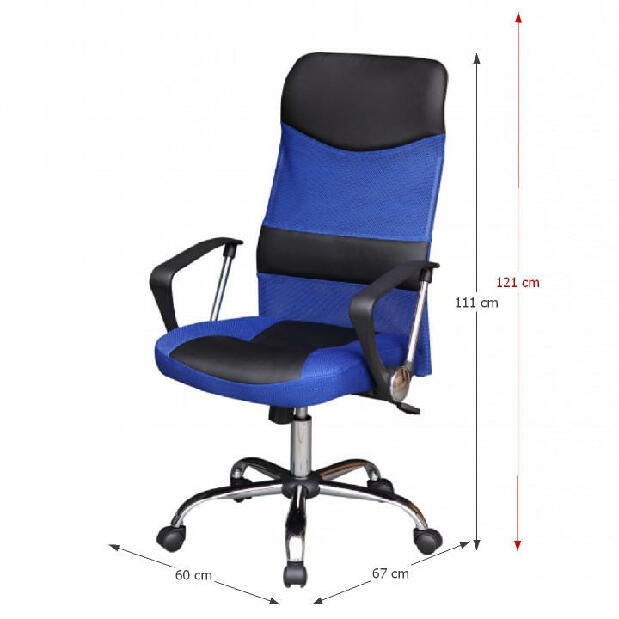 Irodai szék Mercat- 973M New kék