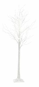 Kültéri fa dekoráció 190 cm Lapza (fehér)