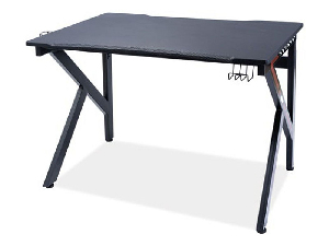PC asztal Babara (Pu furnér+ fekete)
